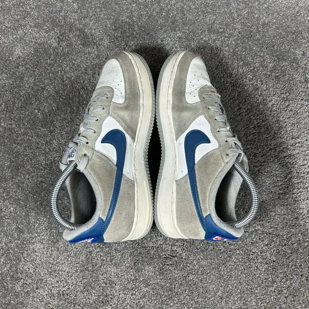 Nike Air Force 1 LV8 Low Athletic Club DH9597-001 Kid Size 6Y White Blue Shoes